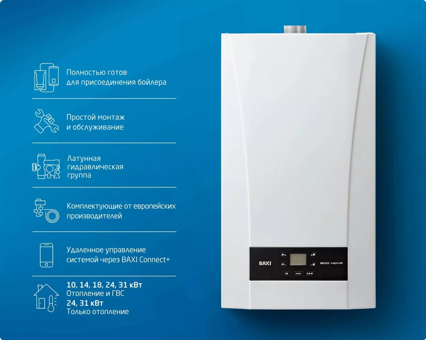 Газовые котлы BAXI